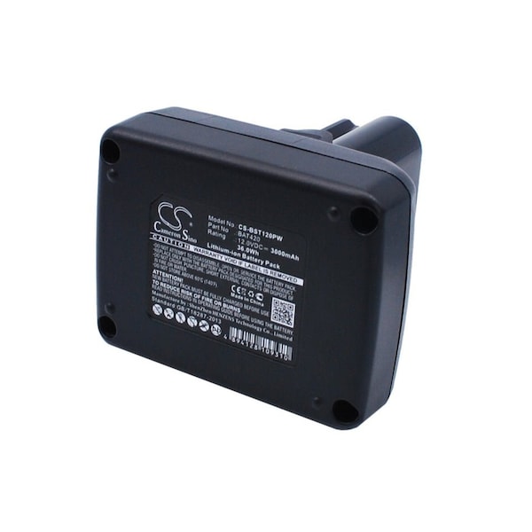 Bsc Preferred Bosch Pod Battery Style CLPK30-120 CLPK40-120 CLPK50-120 3000mAh Power Tool Repl. Battery CS-BST120PW - main